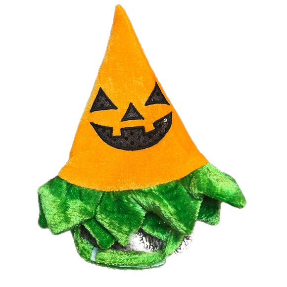 Halloween Dog Pumpkin Costume Adjustable Hat - Picture 2 of 2